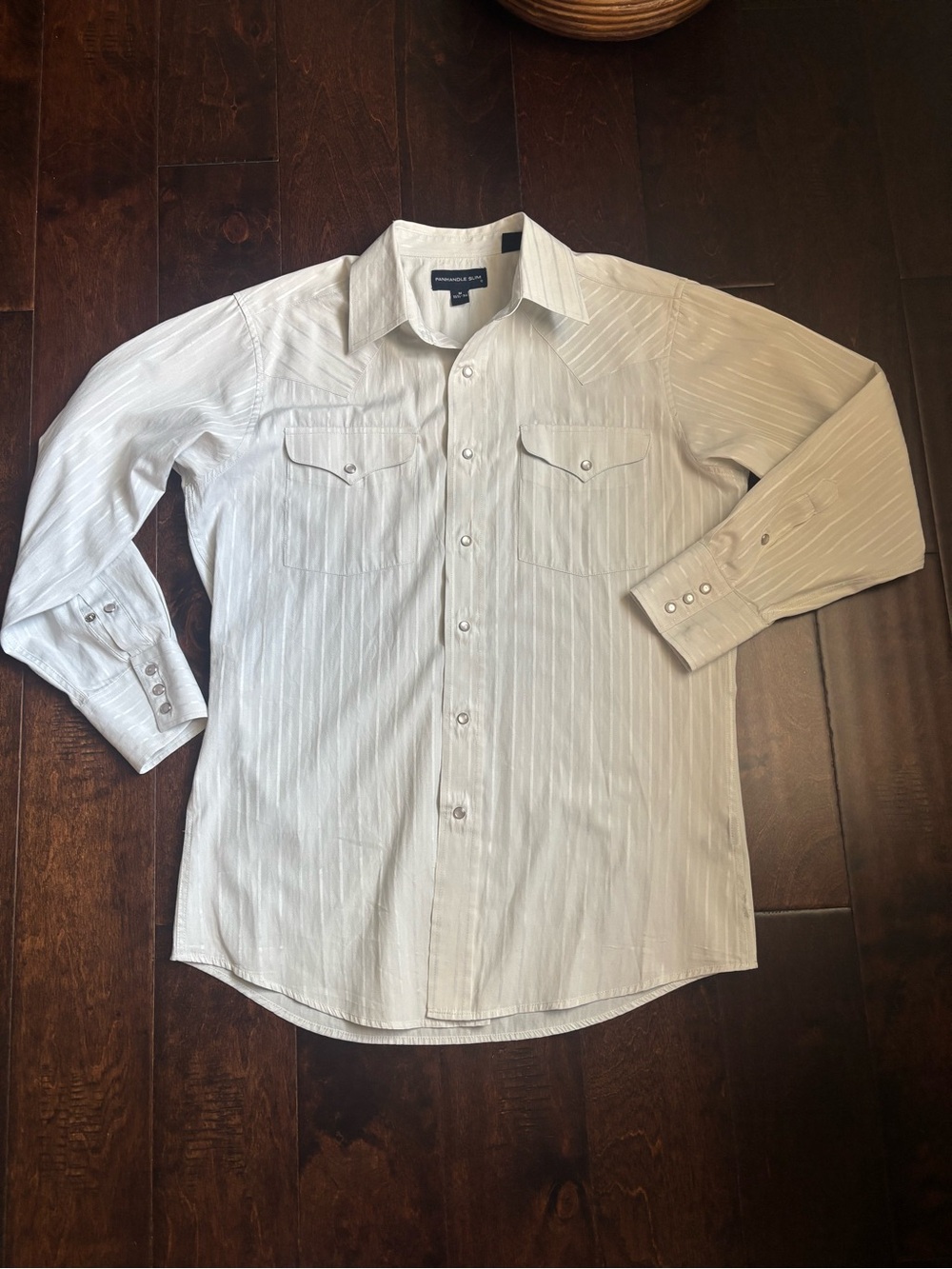 Vintage Pan Handle Slim Western Shirt - M